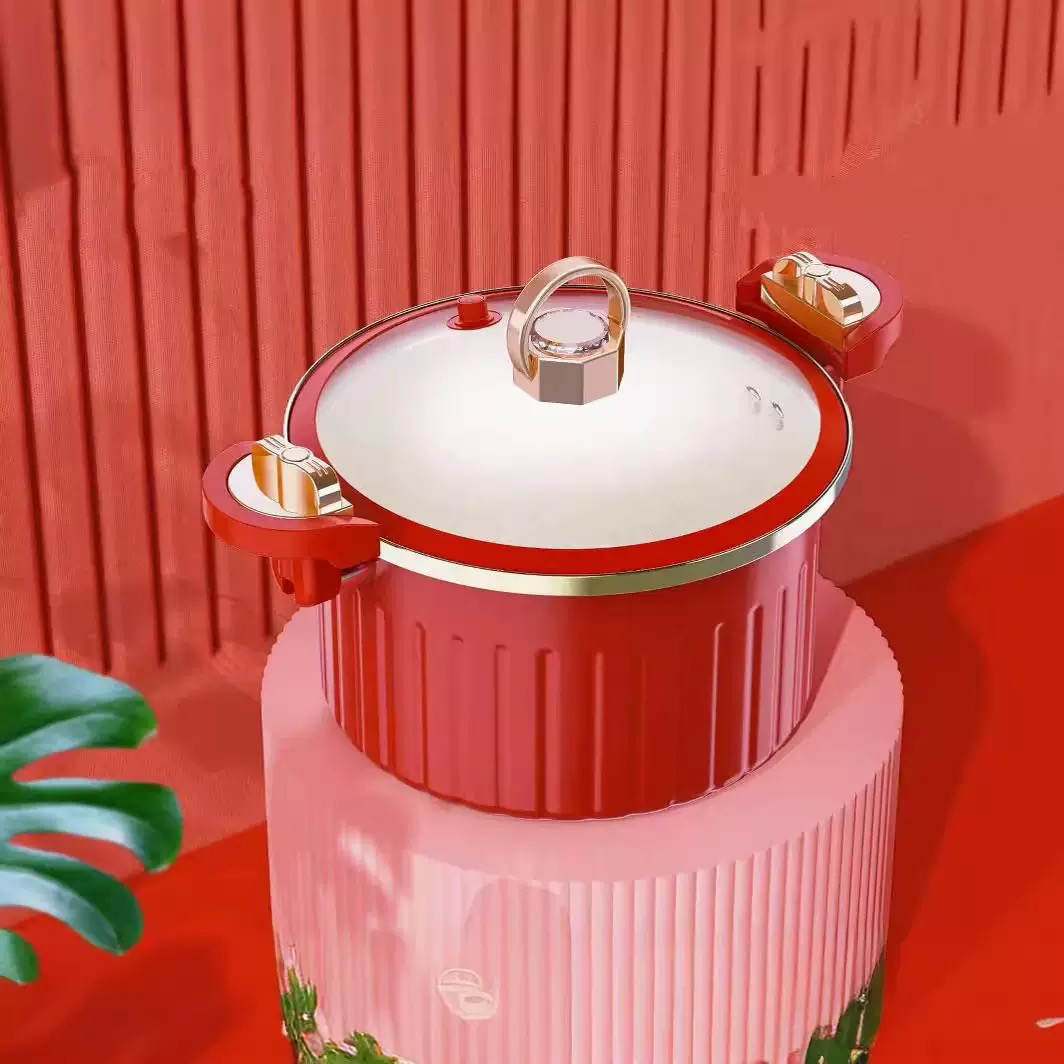 Double-Ear Stew Pot, Soup Pot, Non-Stick Pot